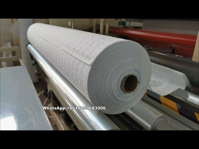 Automatic Kitchen Tissue Roll Kitchen Towel and embossed toilet paper production line