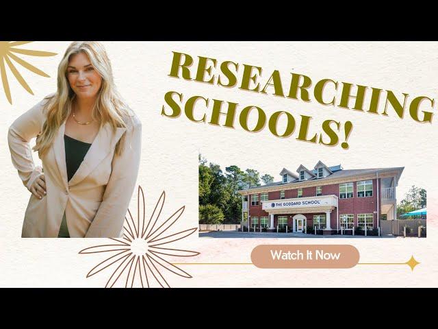 How to research Raleigh + Wilmington schools!