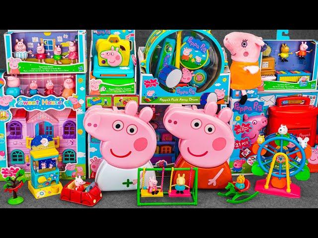 Peppa Pig Toys Unboxing Asmr | 80 Minutes Asmr Unboxing With Peppa Pig ReVew | Family Home Combo Toy