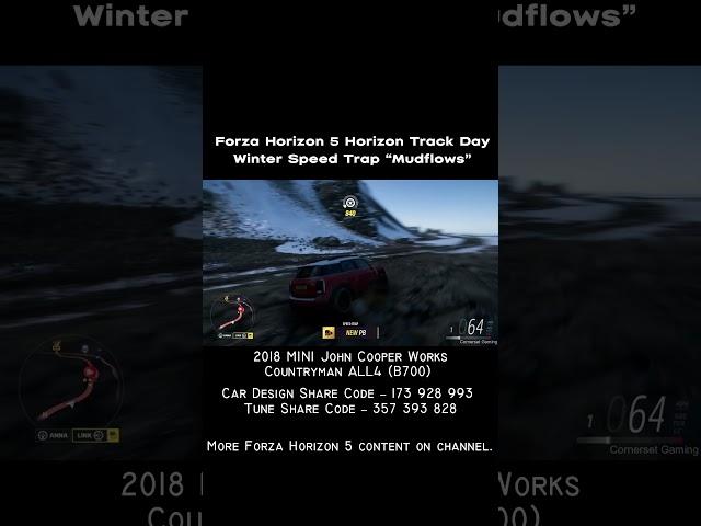 Forza Horizon 5 Horizon Track Day – Winter Speed Trap “Mudflows”