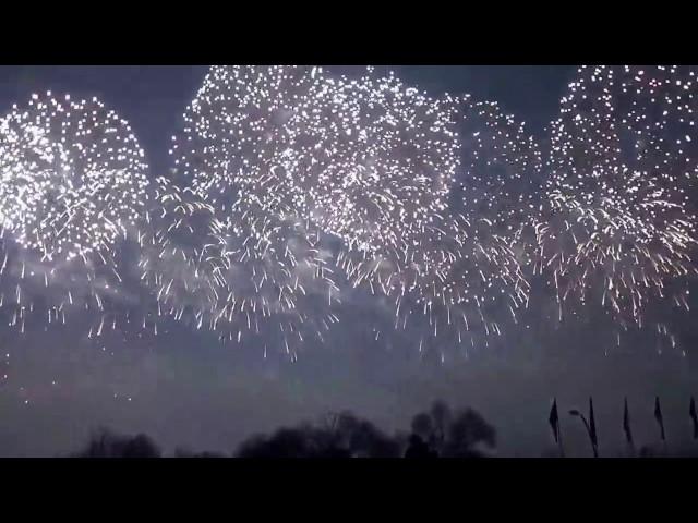 New year´s eve 2016 in Pyongyang, North Korea, DPRK, 15 minutes of firework