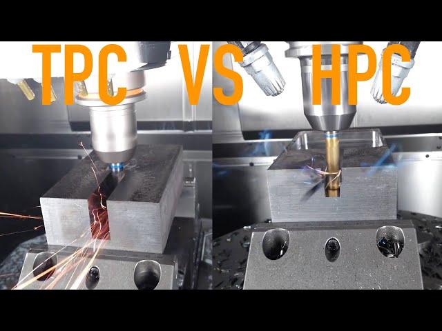 What is faster ?? TPC D12 vs HPC D12 42CrMo4 mit Spindelleistungsvergleich CNC Fräsen