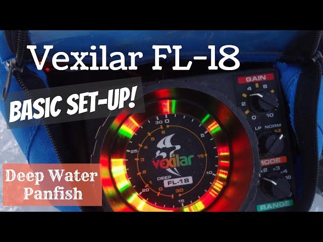 Vexilar FL-18 | Basic Set-up | Fishing Deep Water Panfish