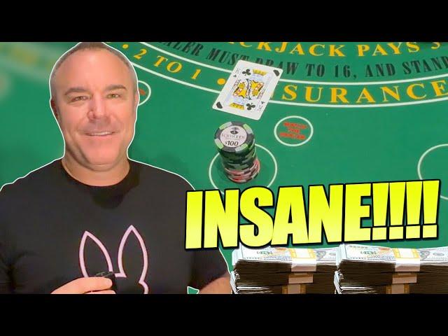 INSANE: BLACKJACK LIKE NEVER BEFORE! Up To $5,000/Hand