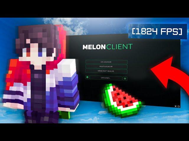 MELON CLIENT es EL MEJOR CLIENTE NO PREMIUM para SUBIR FPS EN MINECRAFT