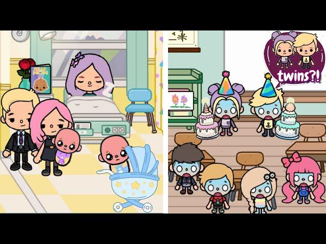 Baby Girl Was Separated From Her Twin Brother | Toca Life Story | Toca Boca