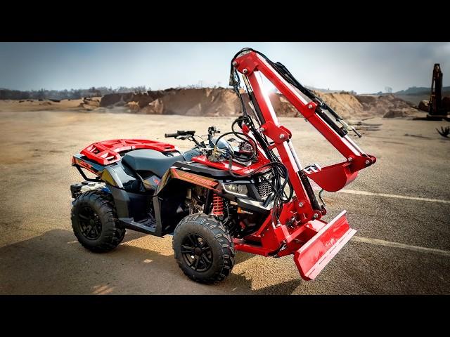 Amazing Unusual ATV Equipment You Probably Didn't Know About 1 ▶ Quad Bike Excavator