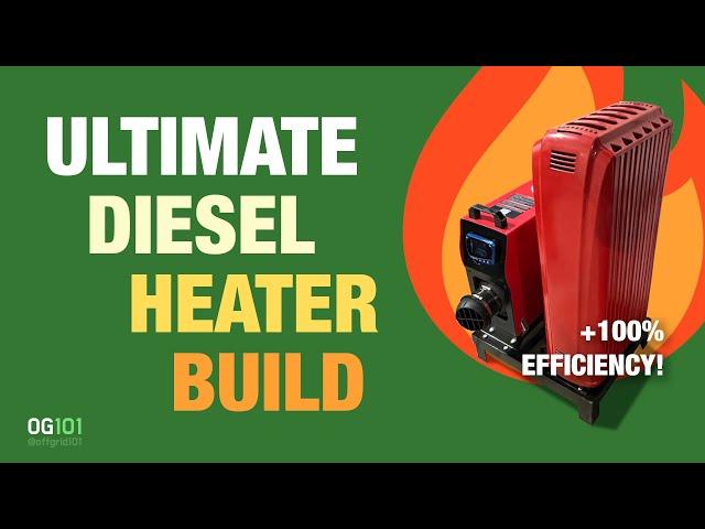 Super-Efficient Vevor Diesel Heater Build for Shop & Off Grid