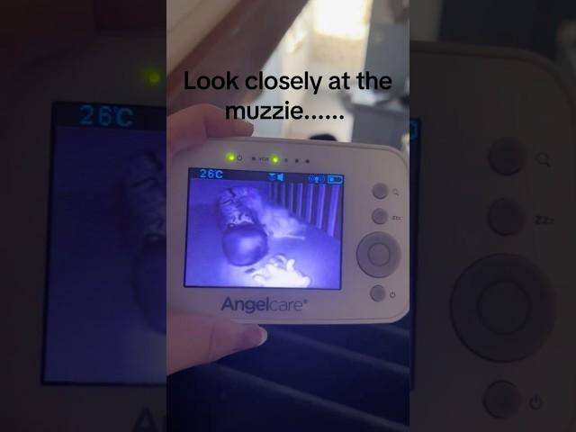 Unknown entity visits her baby..