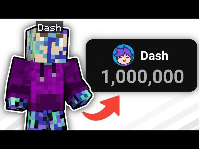 When does Dash have 1 million subscribers?