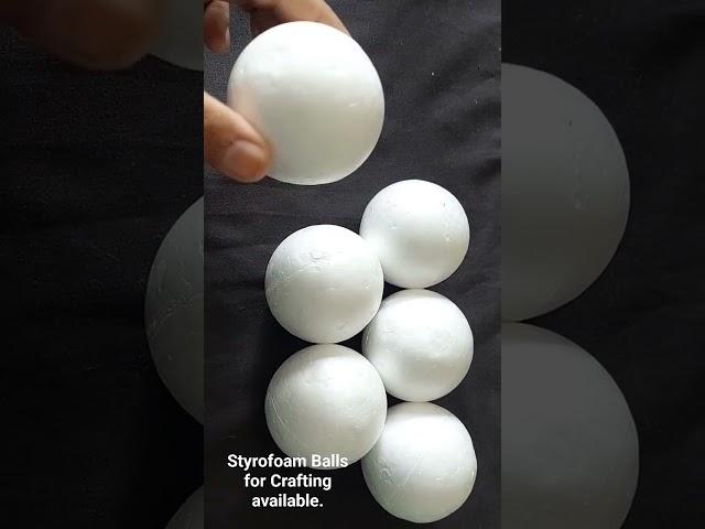 Styrofoam Balls for Crafting,Diy Art activities Decoration #decor #styrofoam #decoration #ideas