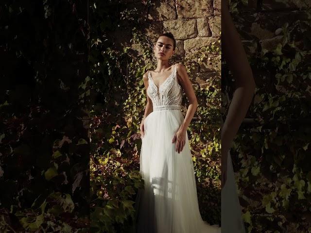 This boho wedding dress is perfect for the free-spirited bride #wedding #weddingdress #bride #bridal