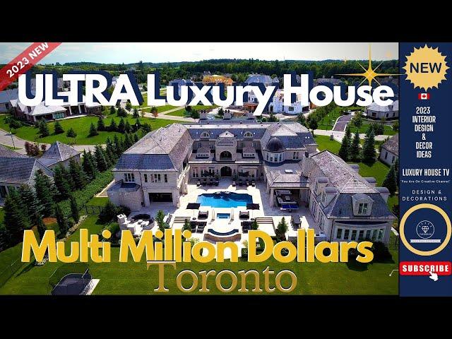 Million Dollars Ultra Luxury Mansion Toronto Canada #luxuryhometour  #MillionDollarProperties