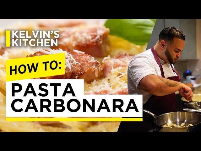 How to Make a Pasta Carbonara by Chef Kelvin Fernandez