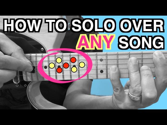 How To Play A Guitar Solo Over Any Song (BEST METHOD)