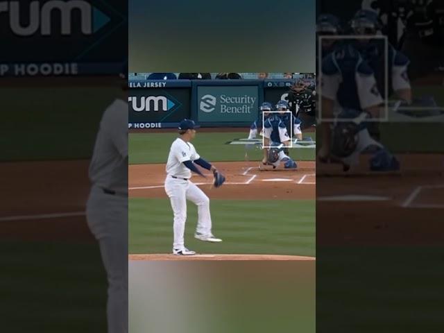 AMAZING Overlay of Yoshinobu Yamamot's Fastball and Splitter! Identical Mechanics. #mlb