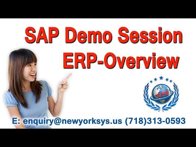 SAP ERP Demo Session - Overview & Introduction of SAP - Online Training