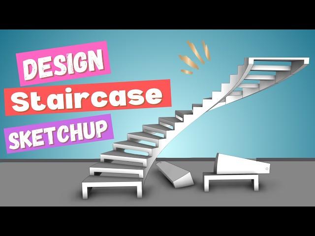 Wow Your Clients with EASY Spiral Staircases in SketchUp