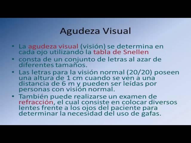 7   LOS EXAMENES MEDICO OCUPACIONALES EXAMEN VISUAL