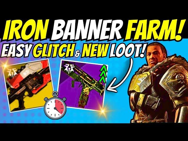 Instant IRON BANNER God Tier FARM! Easy GLITCH & Update & New TINASHA'S MASTERY God Roll! Destiny 2