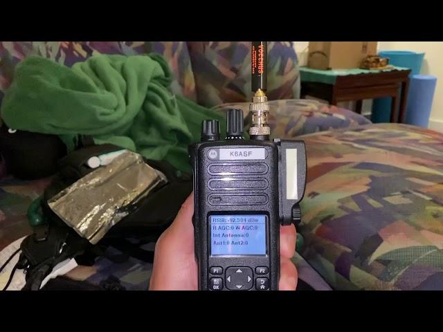 Motorola XPR 7500e BNC Antenna Adapter: Diamond SRH320A Rubber-duck
