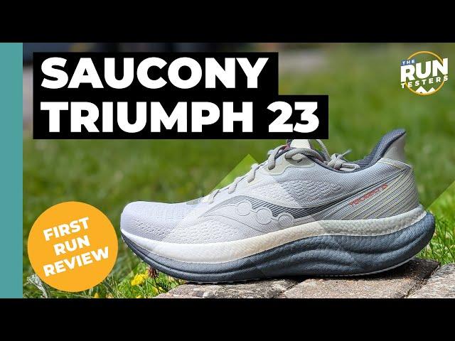 Saucony Triumph 23 First Run Review | A return to form for the popular cushioned daily shoe