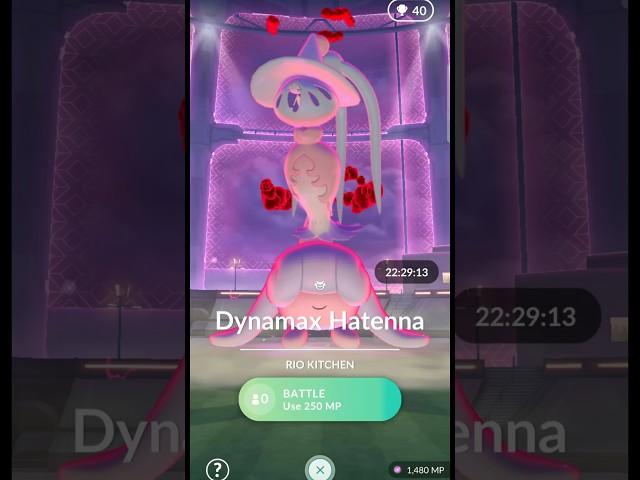 First Ever Dynamax Hatterene Raid in Pokémon GO