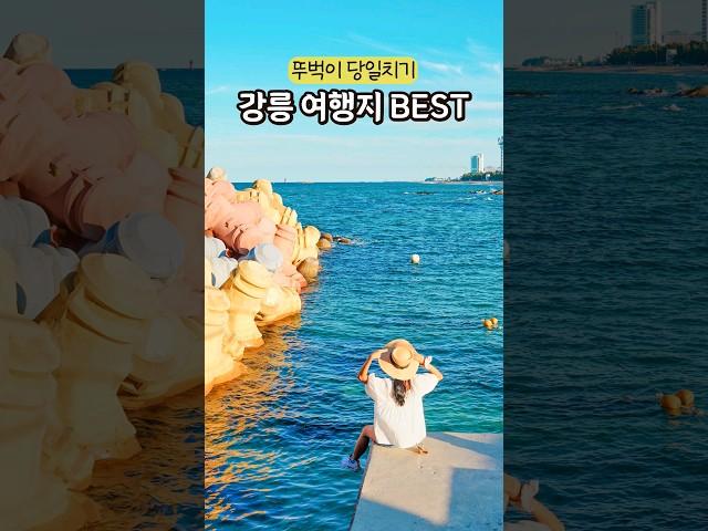 강릉가면 꼭 가봐야  하는 곳, 강릉 뚜벅이 당일치기 여행 코스BEST(#새로강릉 #강릉 )