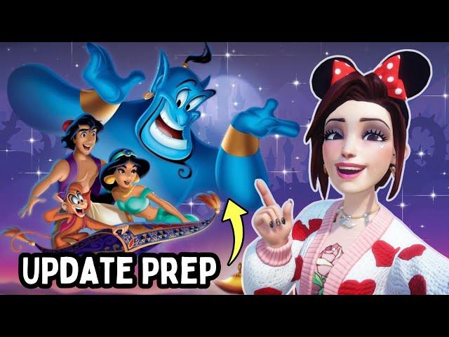 Aladdin & Jasmine Update Prep! Disney Dreamlight Valley