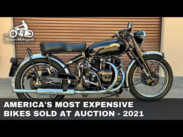 USA's Top 10 Most Expensive Motorcycles Sold At Auction In 2021