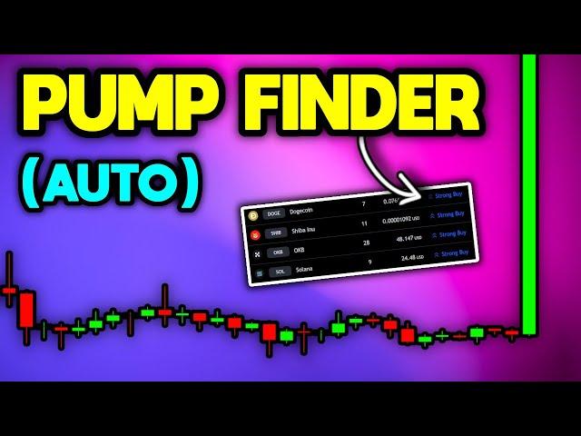 Find The Potential PUMP Before it Happens (Auto) With Tradingview Crypto Screener (2023)