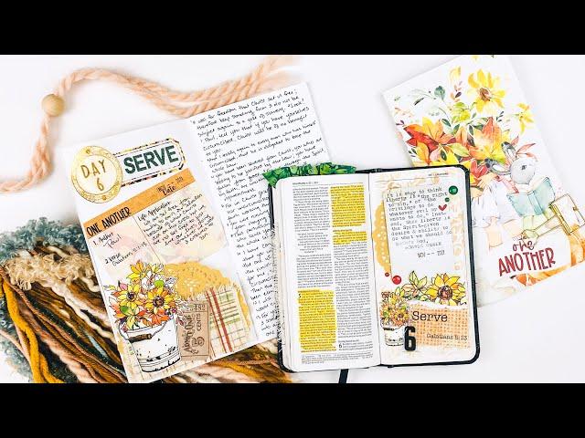 TN & Mini Bible Journaling | Serve | ByTheWell4God “One Another”