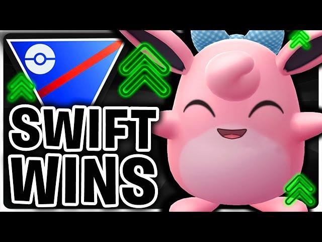 Even MORE TOXIC! SWIFT WINS with *NEW* WIGGLYTUFF in the Great League | GO BATTLE LEAGUE