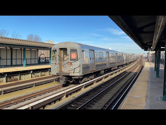 MTA New York City Subway A, B, C, D, E, F, N, & Q Trains In Manhattan & Brooklyn (1/8/21)