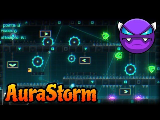 AuraStorm by WatehRY 100% (Easy Demon) - Geometry Dash 2.2