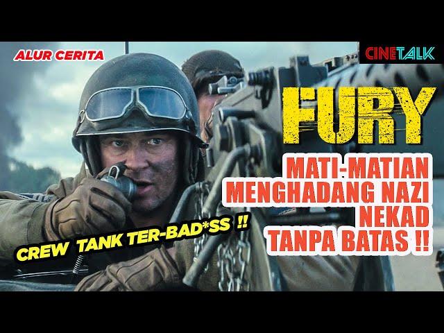 TANK PALING NEKAD HADANG BATALION SS NAZ1 YANG HENDAK MENYERANG BASECAMP SEKUTU - ALUR CERITA FURY