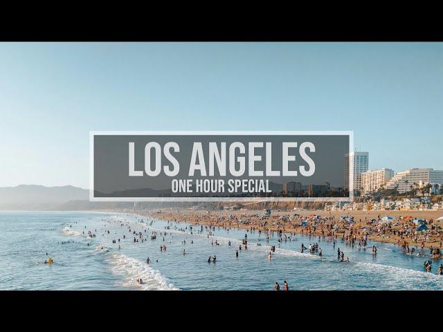 Hour of Relaxing Los Angeles Drone Footage [4K]