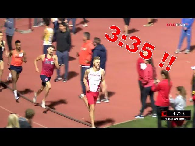 Josh Kerr NCAA RECORD | Bryan Clay Invite 1500m