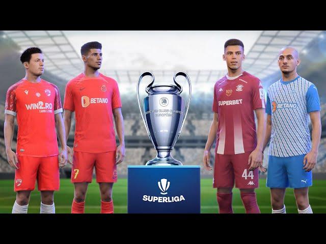 Champions League, dar au voie doar echipe din România  Experiment FIFA 23