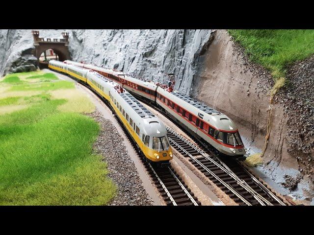 Kleines DB Special - Trainaction mit Produktlackierung und Lufthansa Airport Express