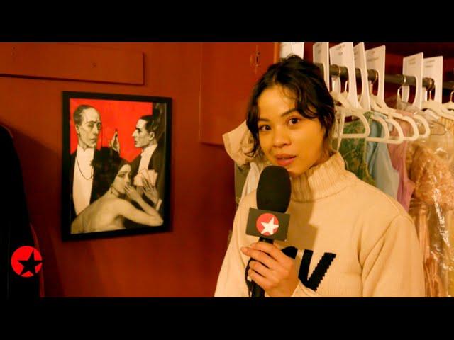 Head Backstage at THE GREAT GATSBY with Eva Noblezada