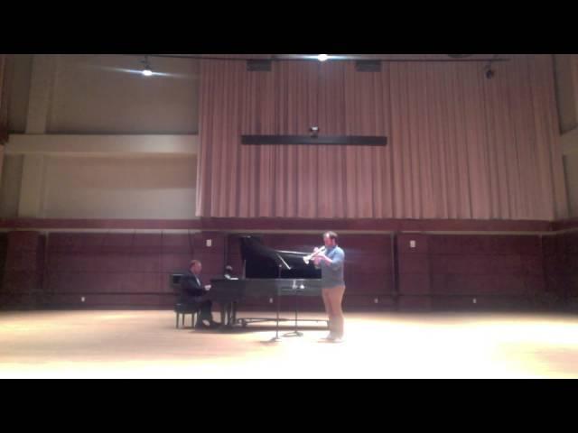 Jake Waldrop (Oklahoma City University) - NTC 2014 Audition tape Jolivet Concertino