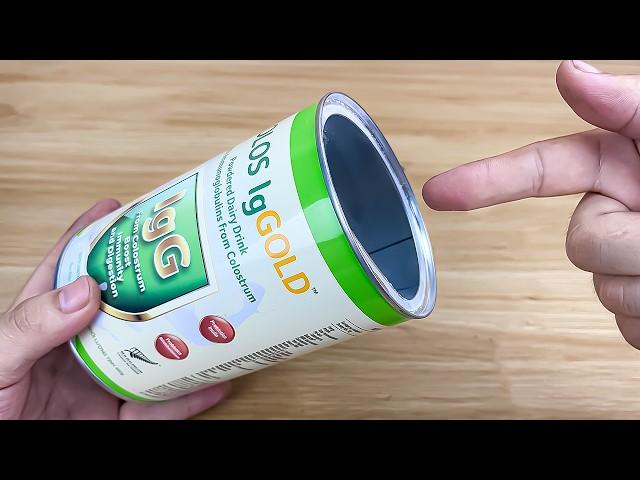 A great idea with an empty tin can! Surprise millions of people!!