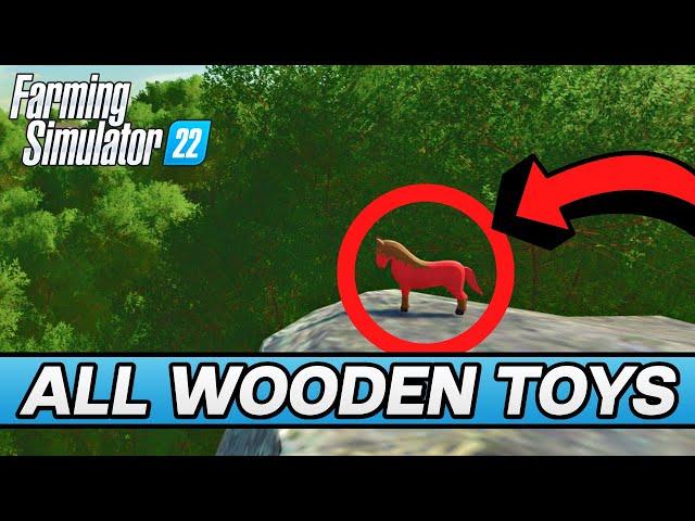 Farming Simulator 22 - All 100 Wooden Toys (Elmcreek Collectibles)