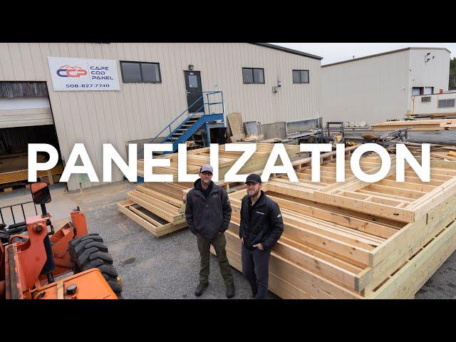 Panelization of an Architecturally driven home