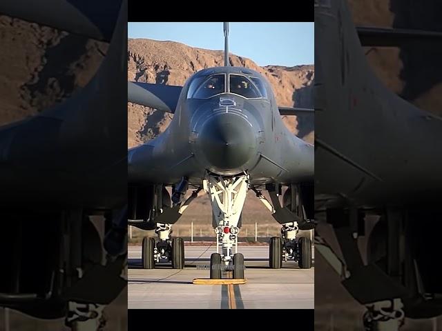 B-1B Lancer “BONE” getting ready at Nellis Air Force Base #b1 #bomber #airforce