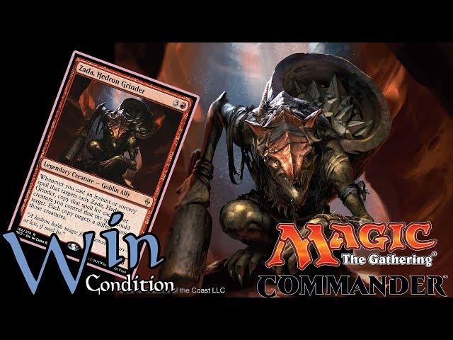 Обзор на 70$ колоду Commander Моноред Гоблины Зада, Измельчительница Эдров Magic: The Gathering