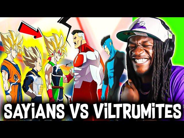 Dragon Ball Z VS Invincible in EPIC Crossover Battle! (REACTION)