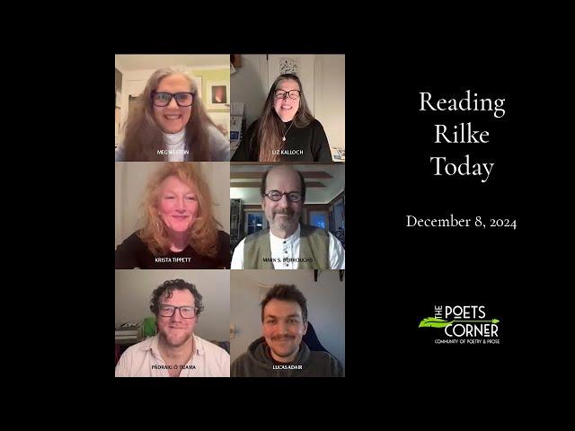 Reading Rilke on The Poets Corner 2024