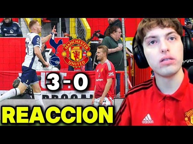 DAVOOXENEIZE REACCIONA A MAN UNITED 0 TOTTENHAM 3 - PREMIER LEAGUE